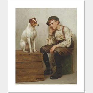 Mutual Admiration by John George Brown Posters and Art